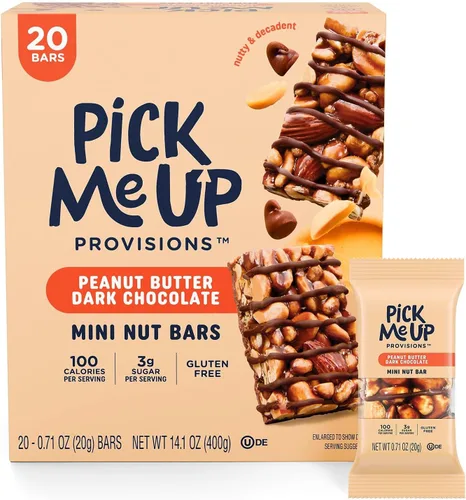 Vista 9 de Pick Me Up Provisions™ Mini barra de nuez de arándano y almendra sin gluten, 0.71 onzas, 20 barras/caja