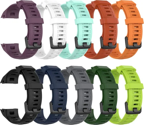 Vista 2 de Correa para Garmin Instinct 2, correa de repuesto de silicona suave para Garmin Instinct 2/Instinct 2 Solar/Instinct Tide/Instinct Tactical/Instinct