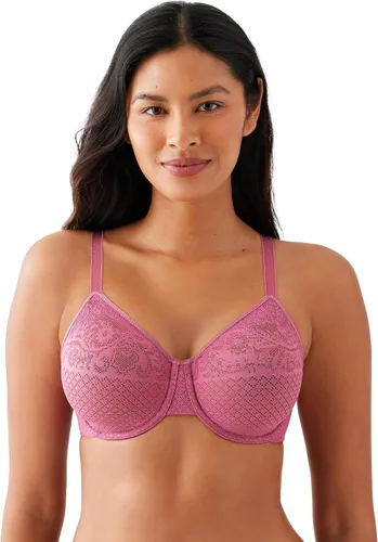 Vista 22 de Wacoal Brasier Reductor de Efectos Visuales Sin Forro con Aros de Cobertura Completa para Mujer, 857210 Negro
