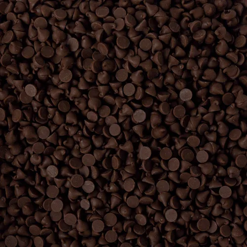 Vista 2 de Mini chips de chocolate con leche, tamaño a granel, chips para hornear (bolsa de pie resellable con cierre de cremallera de 1 libra)