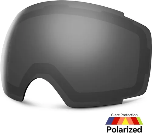 Vista 2 de COPOZZ S1 - Juego de gafas para esquiar polarizadas, magnéticas, para snowboard, OTG UV400