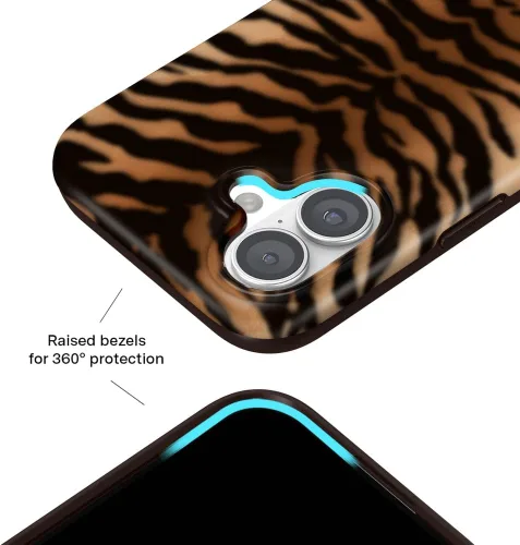 Vista 1131 de VELVET CAVIAR Funda para iPhone 15, compatible con MagSafe, probada contra caídas de 10 pies, fundas protectoras de diseño, leopardo color rosa