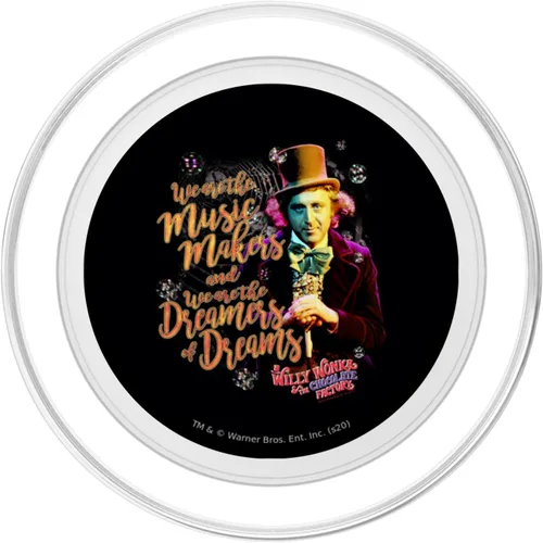 Vista 2 de Willy Wonka y la fábrica de chocolate los creadores de música PopSockets MagSafe PopGrip para iPhone