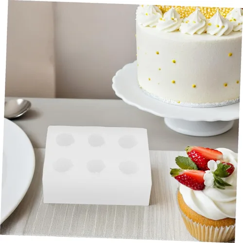 Vista 6 de Molde de silicona para fondant, forma de fruta de cavidad, molde para hornear para decoración de pasteles, chocolate y dulces, fácil de desmoldear