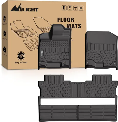 Vista 25 de Nilight Tapetes de piso TPE para Honda Odyssey 2011 2012 2013 2014 2015 2016 2017, para todo tipo de clima, forro de piso personalizado, resistente