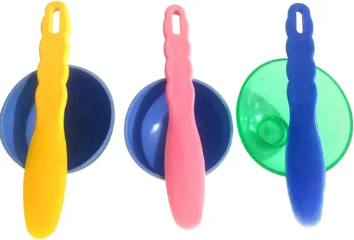 Vista 3 de Juego de 6 cuencos de silicona de mezcla de goma flexible con espátulas para alginato yeso material de impresión