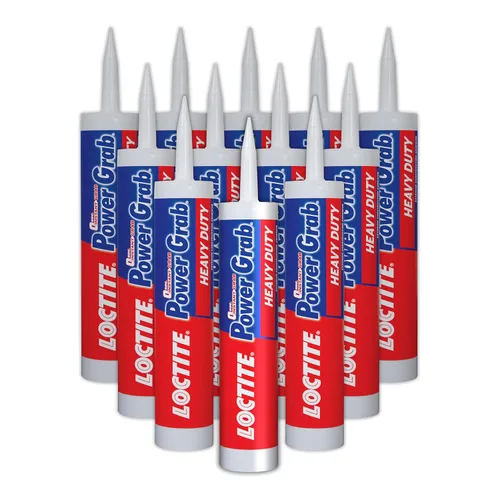 Vista 8 de Loctite Power Grab Express Adhesivo de Construcción para Trabajo Pesado, cartucho de 9 fl oz, 1 paquete - Pegamento de construcción versátil