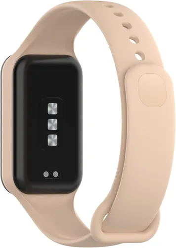 Vista 2 de Compatible con Redmi Band 2 correas de reloj con funda protectora, correa de repuesto de silicona deportiva ajustable para Xiaomi Redmi Band 2 Rosado