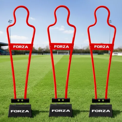Vista 22 de FORZA Mini maniquí de fútbol de flujo de aire Naranja