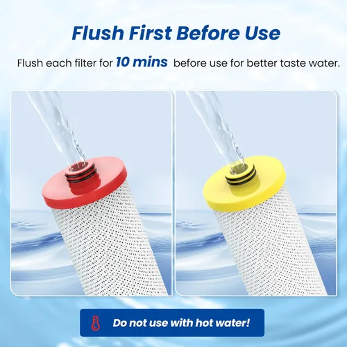Vista 7 de Waterspecialist Filtro de agua WS852-R, repuesto para Aquasana® AQ-5200R, AQ-6200, Claryum® de 2 etapas, AO Smith® AO-US-200-R, 500 galones, 2