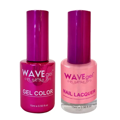 Vista 104 de WAVEGEL - Juego dúo de gel y esmalte de uñas a juego - Colección Princess - #001 Super Black I 0.5 onzas #001 Super Negro