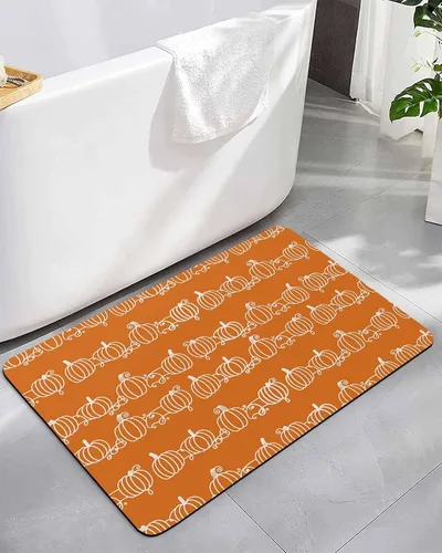 Vista 7 de Tapete de baño con diseño de árbol de flores, antideslizante, de secado rápido y absorbente, tierra de diatomeas, cocina, ducha, fregadero, lavable