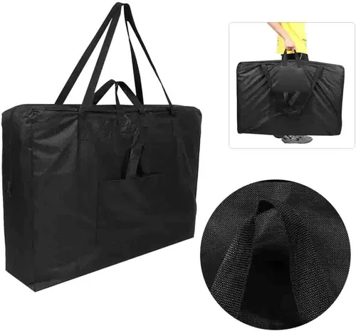 Vista 9 de Bolsa de transporte para mesa de masaje, bolsa de hombro de lona universal para mesas de spa, accesorios de 39.4 * 27.6 in