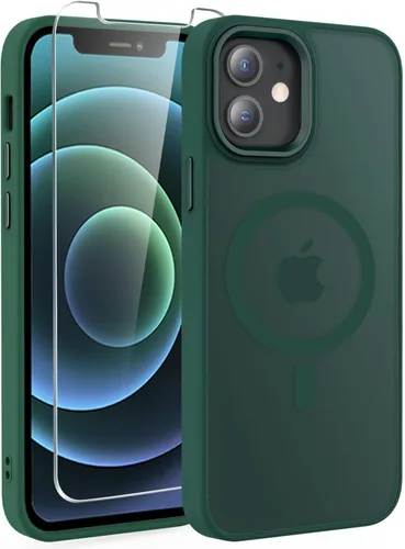 Vista 57 de WRJ Funda magnética mate para iPhone Air de 6.5 pulgadas, [compatible con Magsafe] [protección contra caídas de grado militar], delgada Negro