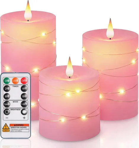 Vista 20 de Homemory Luces LED brillantes de calabaza de Halloween con control remoto y temporizador, luces de linterna Jack O' funciona con pilas para Naranja