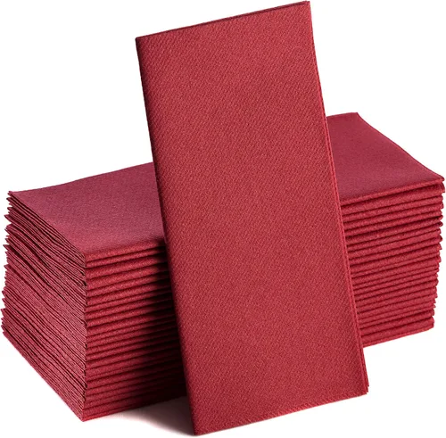 Vista 8 de Servilletas de papel azul bebé, tela desechable de lino como servilletas de cena, toallas de mano, suaves, absorbentes, servilletas de mano de papel