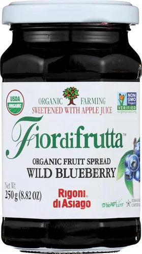 Vista 24 de Rigoni di Asiago Fiordifrutta Organic Fruit Spread, melocotón, 6