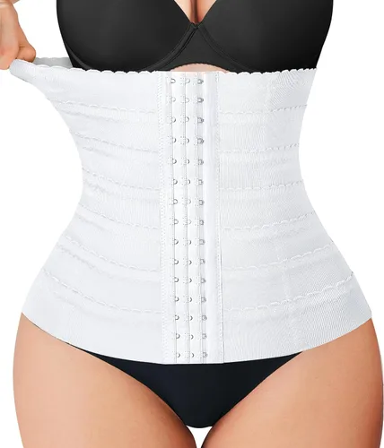 Vista 7 de Nebility Faja moldeadora de cintura para mujer con control de abdomen Negro
