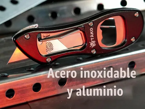 Vista 4 de Tako X2 - Cuchillo utilitario retráctil, cambio rápido, acceso instantáneo extra a la cuchilla, cortador de caja, cuchillo de bolsillo, compacto