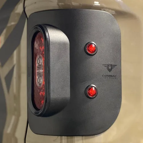 Vista 9 de Luces traseras LED de artillero de cola compatibles con Jeep JT Gladiator, montaje empotrado, aprobado por SAE/DOT