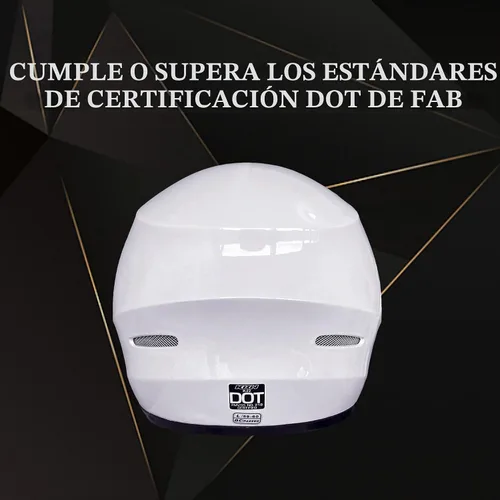 Vista 5 de Casco integral para motocicleta KRN con visera de color, aprobado por DOT - Casco y pasamontañas con visera transparente, blanco brillante