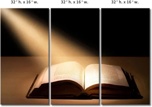 Vista 7 de Arte de pared de la Santa Biblia, pintura en lienzo de Jesús cristiano, impresión sobre lienzo, imágenes de religión para decoración del hogar