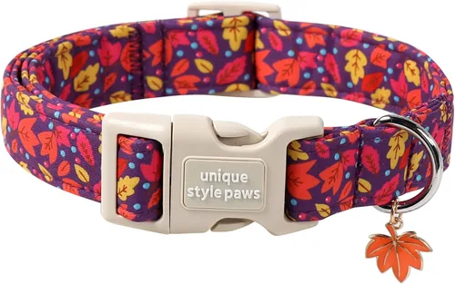 Vista 59 de Unique style paws Collar de perro con hebilla de plástico con colgante, collar de cachorro para primavera y verano, traje de baño para fiesta