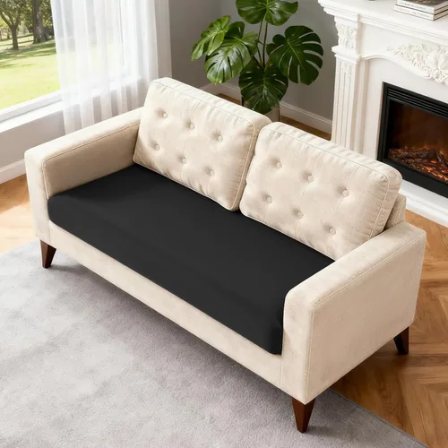 Vista 23 de TAOCOCO Fundas de Cojines de Sofá Elásticas Fundas de Asiento de Silla para Sillón, Fundas de Asiento de Sofá de 1 Pieza Protector de Muebles Suave