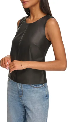 Vista 2 de Karl Lagerfeld Paris Blusa deportiva sin mangas para mujer