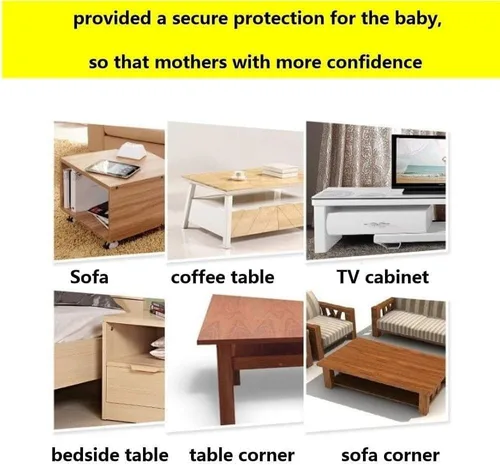Vista 76 de Protectores de espuma compatibles con anclaje de pared para muebles, protectores de espuma para paredes, protectores de esquina con funciones