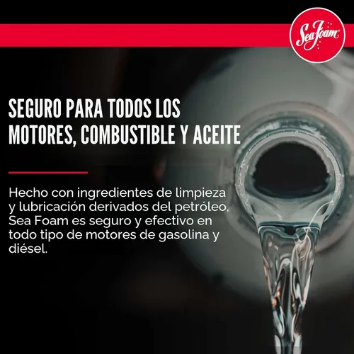 Vista 3 de Sea Foam Aditivo de combustible y aceite para tratamiento de motores, SF16, 16 onzas, paquete de 6