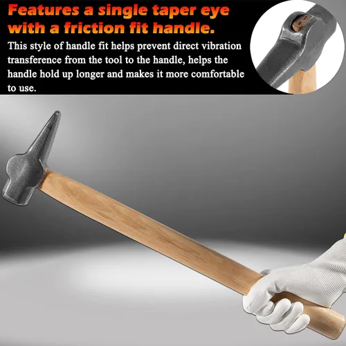 Vista 4 de Herrero Hammer Eye Punch Top Herramientas utilizadas con un golpeador ideal para forja en caliente