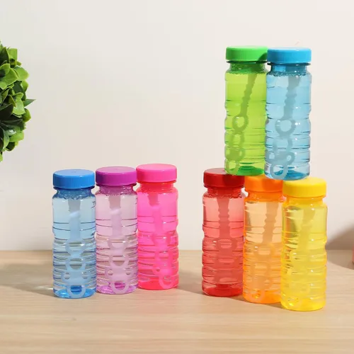 Vista 29 de Paquete de 12 botellas de burbujas grandes, solución de burbujas de 4 onzas, juguete novedoso de verano, recuerdo de fiesta de actividades, juego