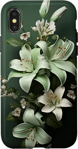 Vista 5 de Funda para iPhone 12 mini Sage green Wildflower Aesthetic Flower