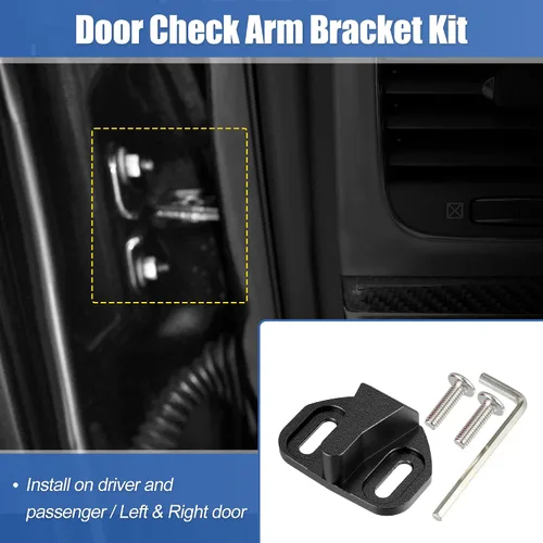 Vista 3 de X AUTOHAUX Hebilla de bloqueo de puerta trasera para Toyota Fj Cruiser Xf10 2007-2020 Land Cruiser Prado Fj120 Fj150 2003-2022 Rav4 Protección