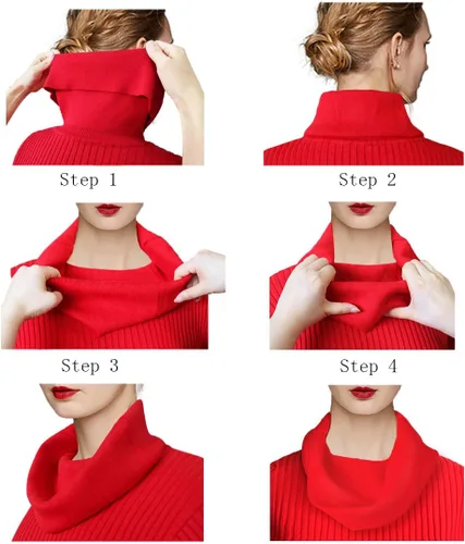 Vista 4 de v28 Vestido de suéter suave acanalado ajustado y elástico de manga larga para mujer
