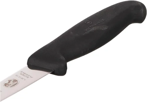 Vista 3 de Victorinox Cuchillo de filete de 7 pulgadas, hoja recta, flexible, mango de fibra negra 5.3813.18
