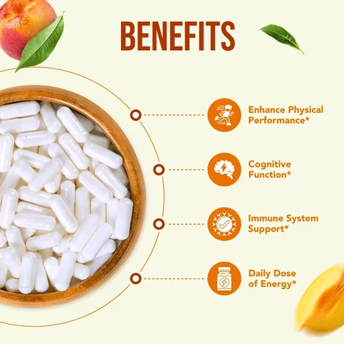 Vista 3 de Coenzima Q10 200 mg CoQ10 Suplemento -Una vez al día CoQ10 200mg Cápsulas en polvo para la salud del corazón, antioxidantes y apoyo energético, sin