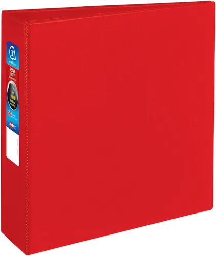Vista 6 de Carpeta dura Avery con anilla de bloqueo EZD con sistema one touch, Azul 3