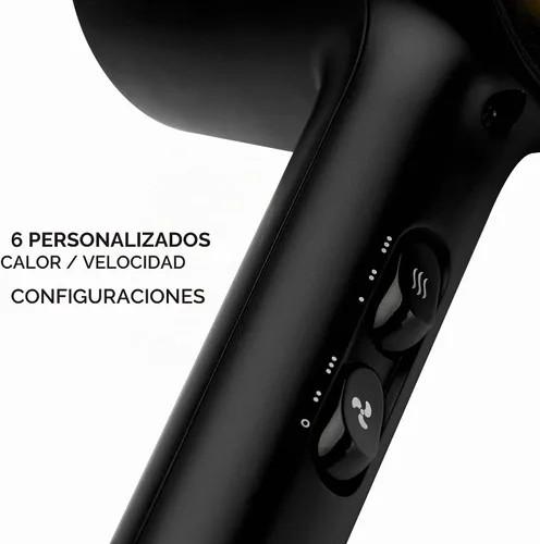 Vista 4 de Hot Tools Pro Artist - Secador de energía Quietair de oro negro, 1875