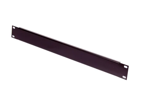 Vista 2 de RCB1090-1U 1U Panel de llenado en blanco para montaje en rack con bridas agregadas en la parte superior e inferior para rack de servidores estándar