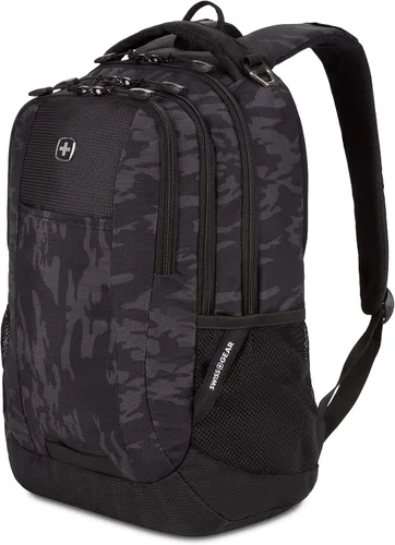 Vista 12 de SwissGear - Mochila para laptop Cecil 5505, Negro