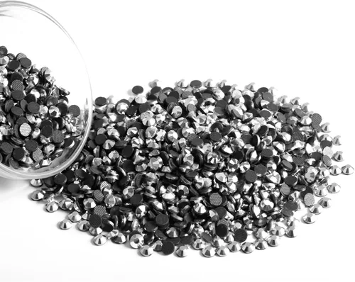 Vista 19 de 6000 PIEZAS Diamantes de Imitación Hotfix a Granel, Diamantes Naranja para Manualidades y Ropa, Diamantes de Imitación para Decoración DIY, SS10