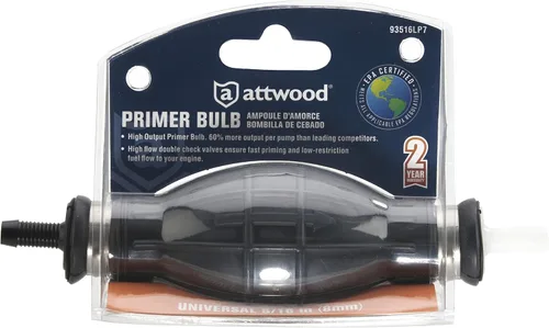 Vista 4 de Attwood 93516LP7 Bombilla Cebadora Universal de Alto Rendimiento, Certificada por EPA y CARB - 5/16 Pulgadas