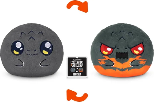 Vista 3 de Teeturtle Godzilla - Peluche reversible de 6 pulgadas, lindo animal de peluche suave Kawaii