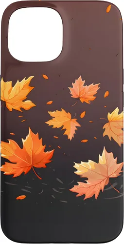 Vista 6 de Autumn Maple Leaves Swirling in The Wind Case for iPhone 17