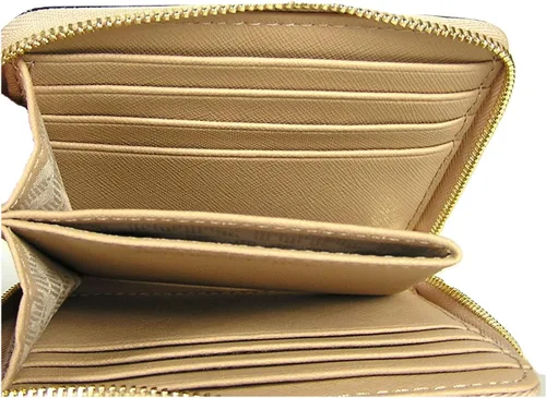 Vista 4 de MICHAEL Michael Kors Jet Set Viaje Patente Cuero Titular de la Tarjeta Zip Billetera Oyster