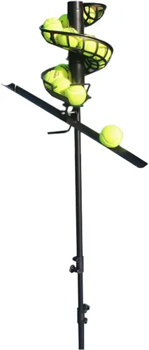 Vista 4 de Pelota de tenis que cae de la máquina de la máquina de tenis del alimentador de la pelota de tenis de la máquina de servir de tenis