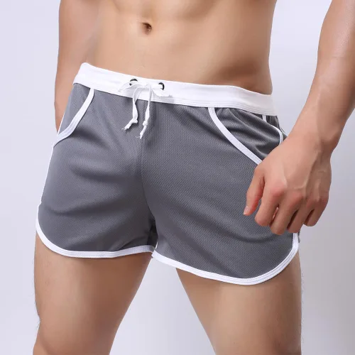 Vista 2 de Rexcyril Pantalones cortos para hombre, para correr, entrenamiento, fisicoculturismo, gimnasio, atléticos, deportivos, casuales, pantalones cortos