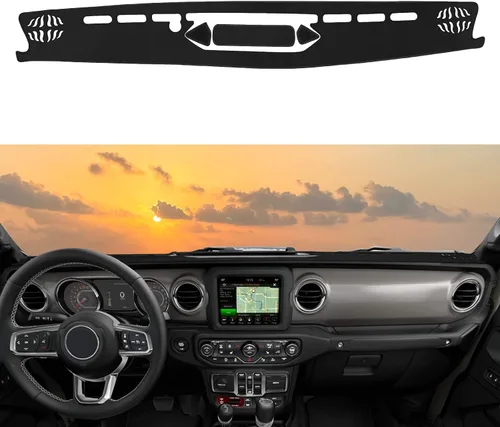Vista 48 de Tapete de cubierta de salpicadero personalizado para Mazda3 Hatchback, Sedan 2019-2024 2025 2026 (sin HUD), protector antideslizante